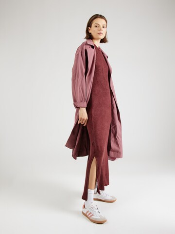PIECES Kleid 'PCKAMILLE' in Rot