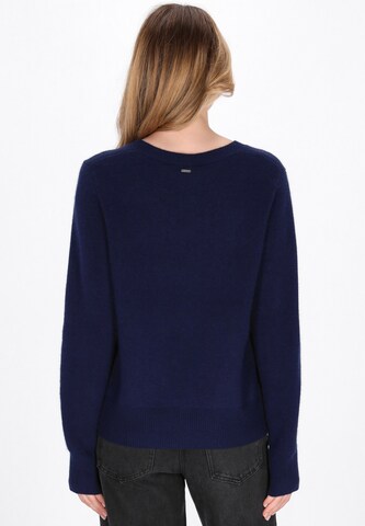 DreiMaster Vintage Gebreid vest in Blauw