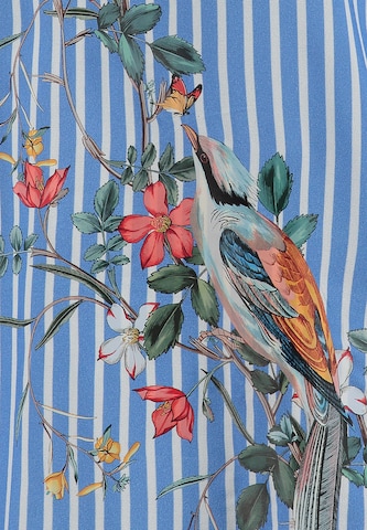 Key Largo Bluse 'Bird' in Blau