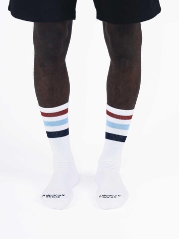 American Socks - Calcetines 'McFly II - Mid High' en blanco