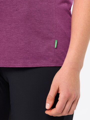 VAUDE Performance shirt 'Tekoa II' in Purple