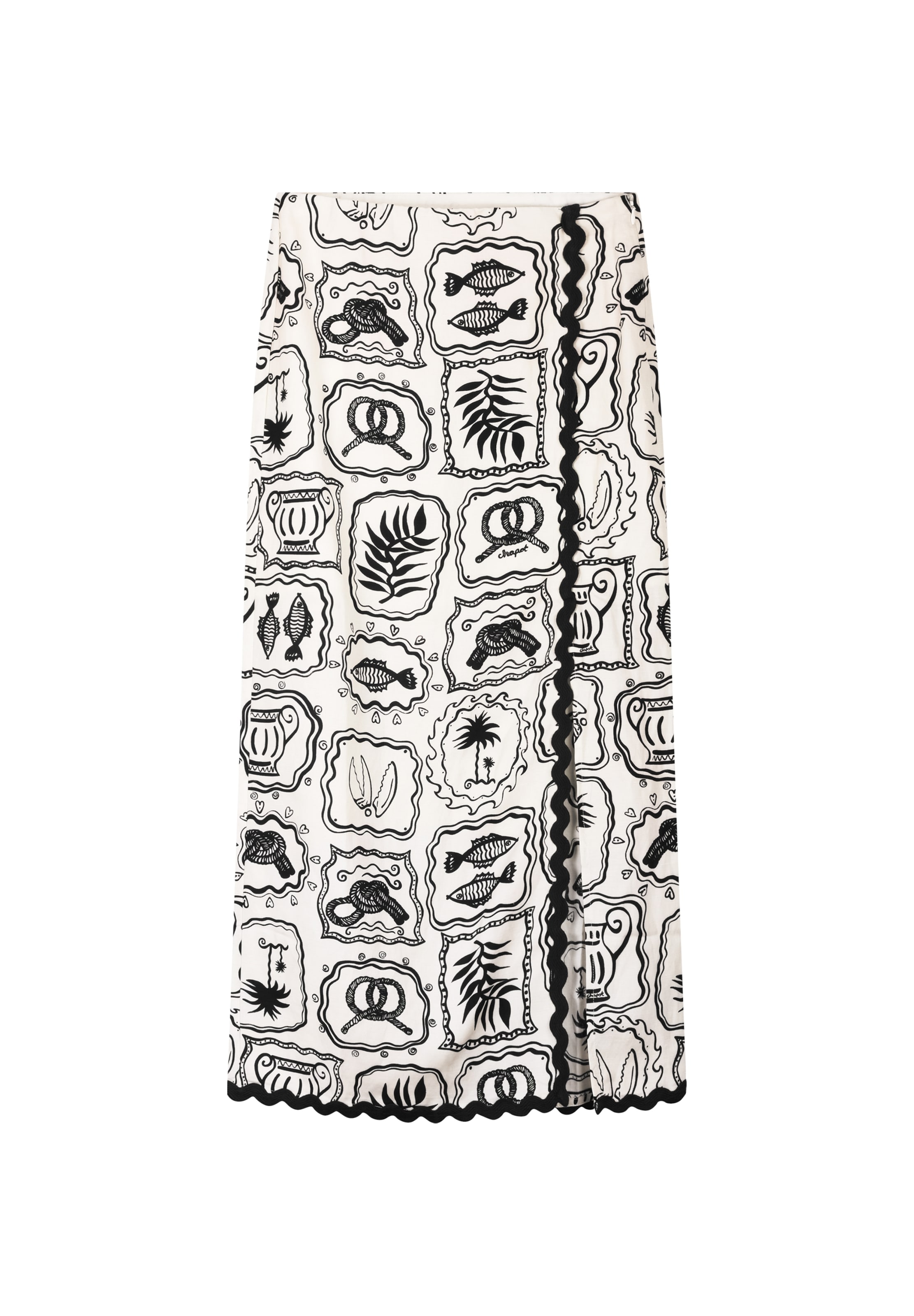 Fabienne Chapot Rok in Wit: voorkant