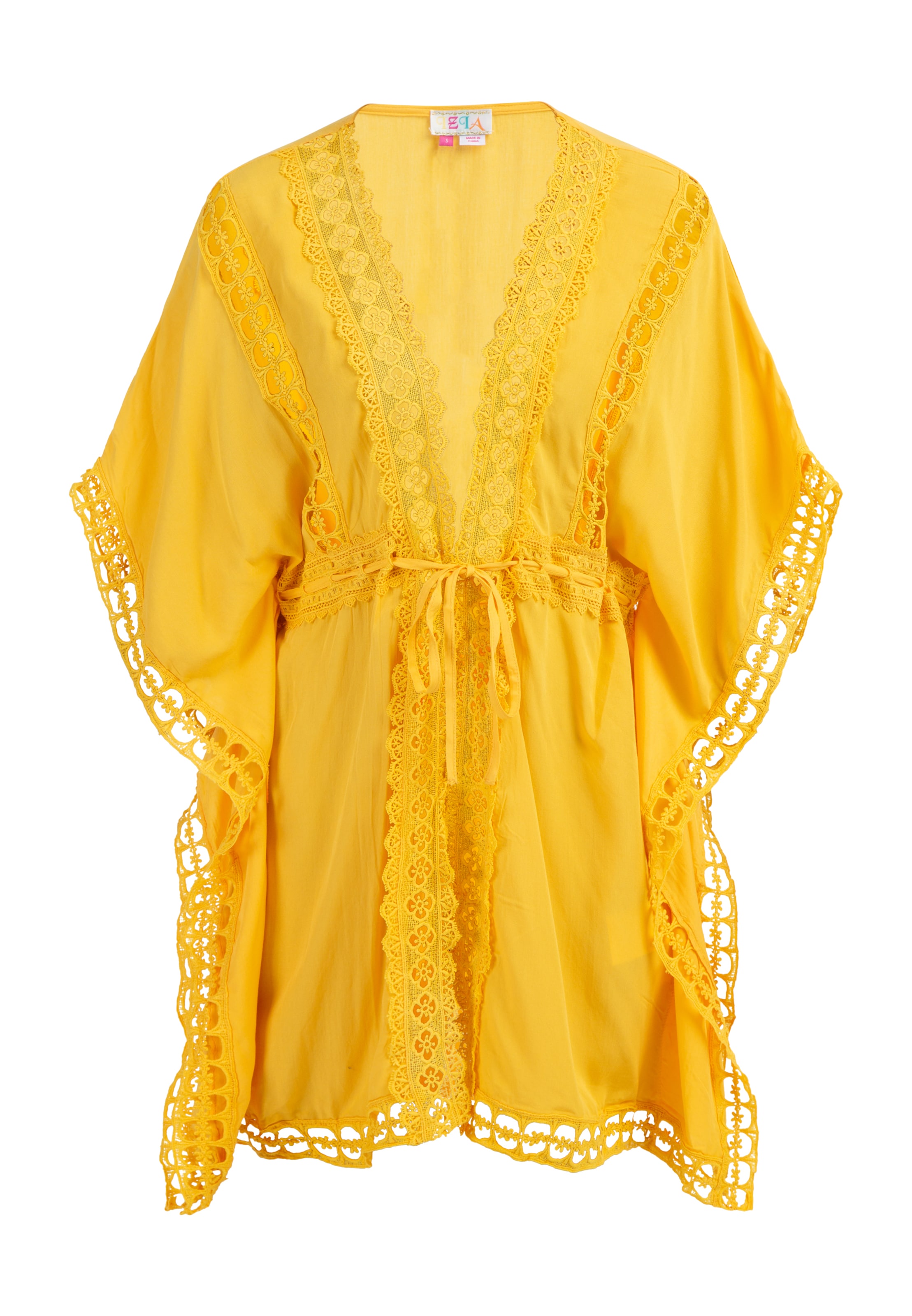 IZIA Kimono i gul: framsida