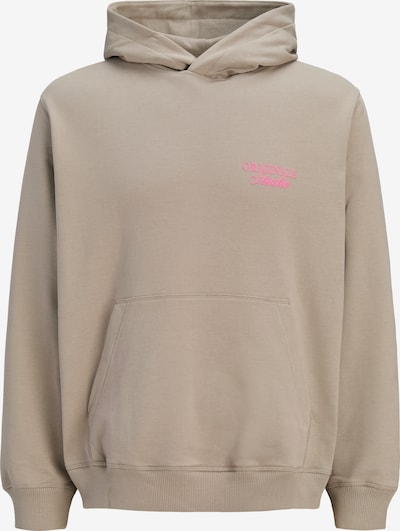 JACK & JONES Sweatshirt 'JORNorrebro' in XS in beige / pink, Produktansicht