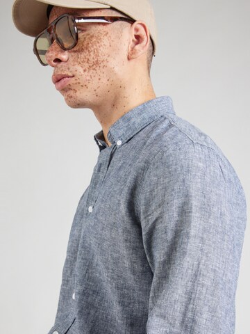 Regular fit Camicia di Lindbergh in blu