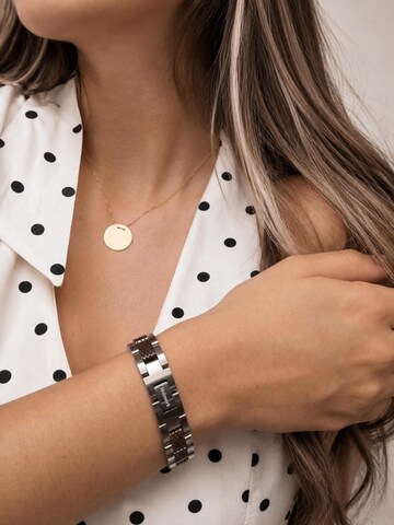 Holzwerk Bracelet 'GORINSEE' in Silver