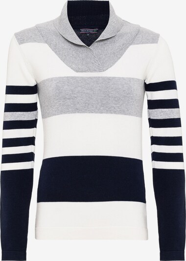 Felix Hardy Sweater in marine blue / mottled grey / White, Item view