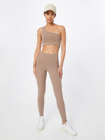 Girlfriend Collective - Skinny Pantalón deportivo en marrón