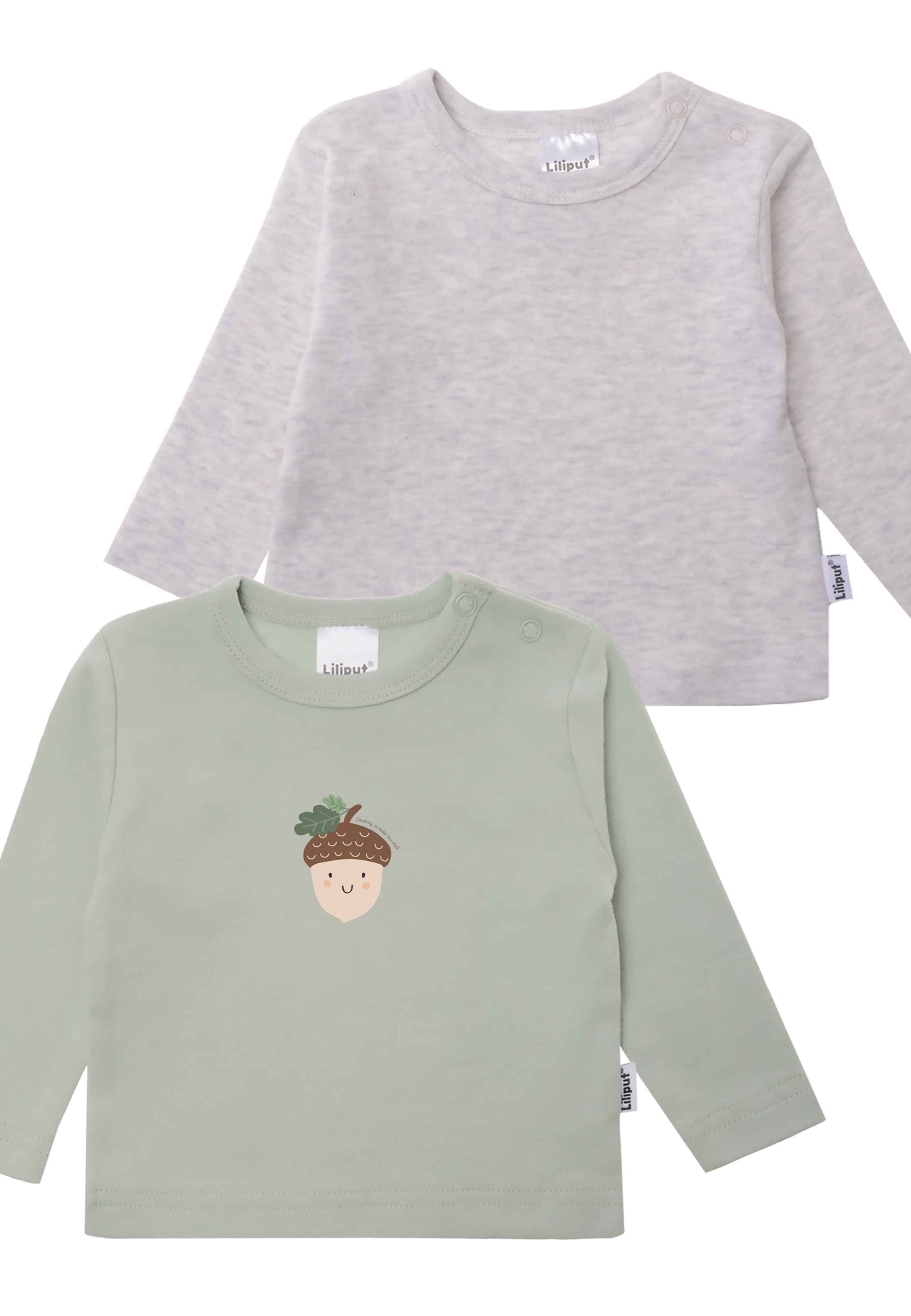 LILIPUT Shirt 'Eichel' in Grey