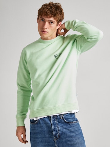 Pepe Jeans Sweatshirt 'RILEY' in Green: front