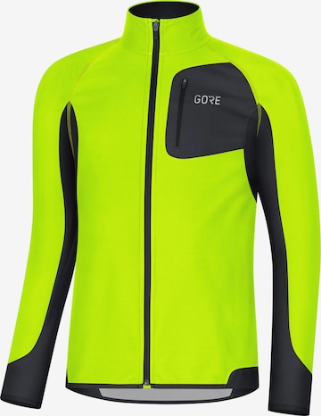 GORE WEAR Athletic Jacket in Yellow: front