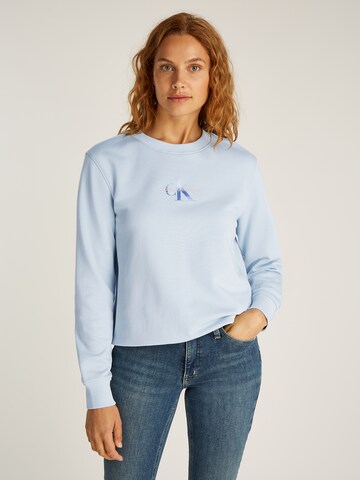 Felpa di Calvin Klein Jeans in blu: frontale