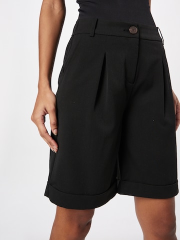 Fransa Wide leg Pleat-front trousers 'Milena' in Black