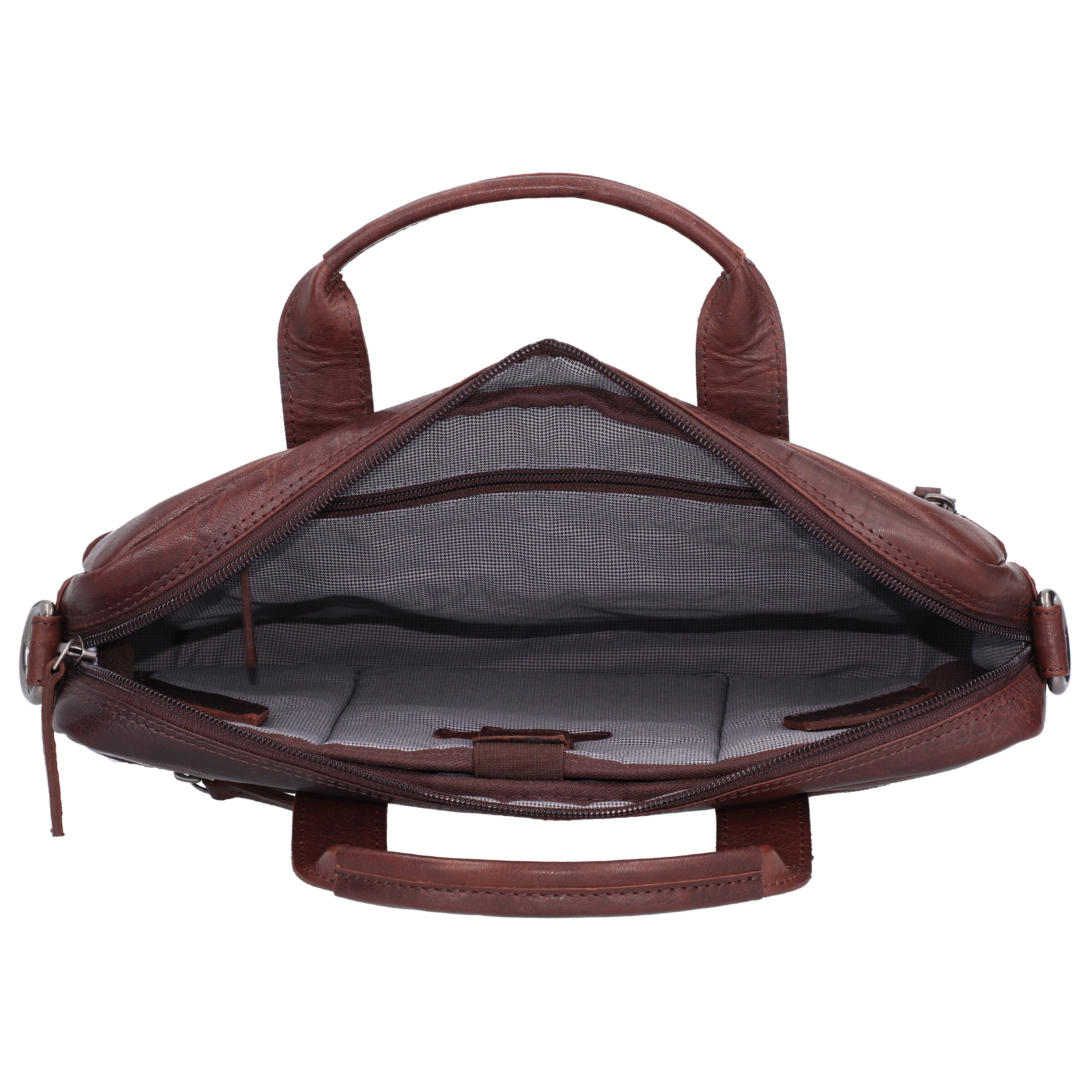 Männer Taschen & Rucksäcke Spikes & Sparrow Aktentasche 'Bronco' in Kastanienbraun - BH71713 Männer Taschen & Rucksäcke Spikes & Sparrow Aktentasche 'Bronco' in Kastanienbraun - BH71713
