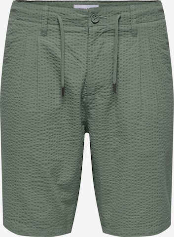 Pantaloni 'Leo' di Only & Sons in grigio: frontale
