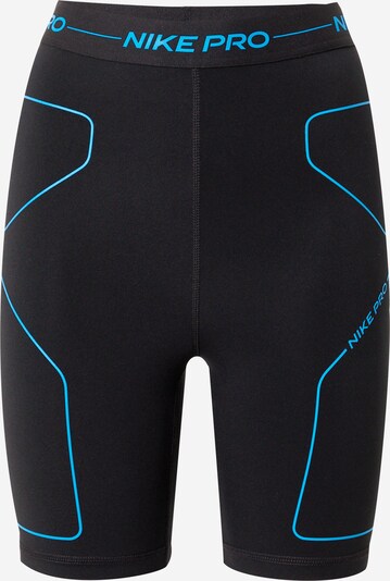 NIKE Sportbroek in de kleur Neonblauw / Zwart, Productweergave