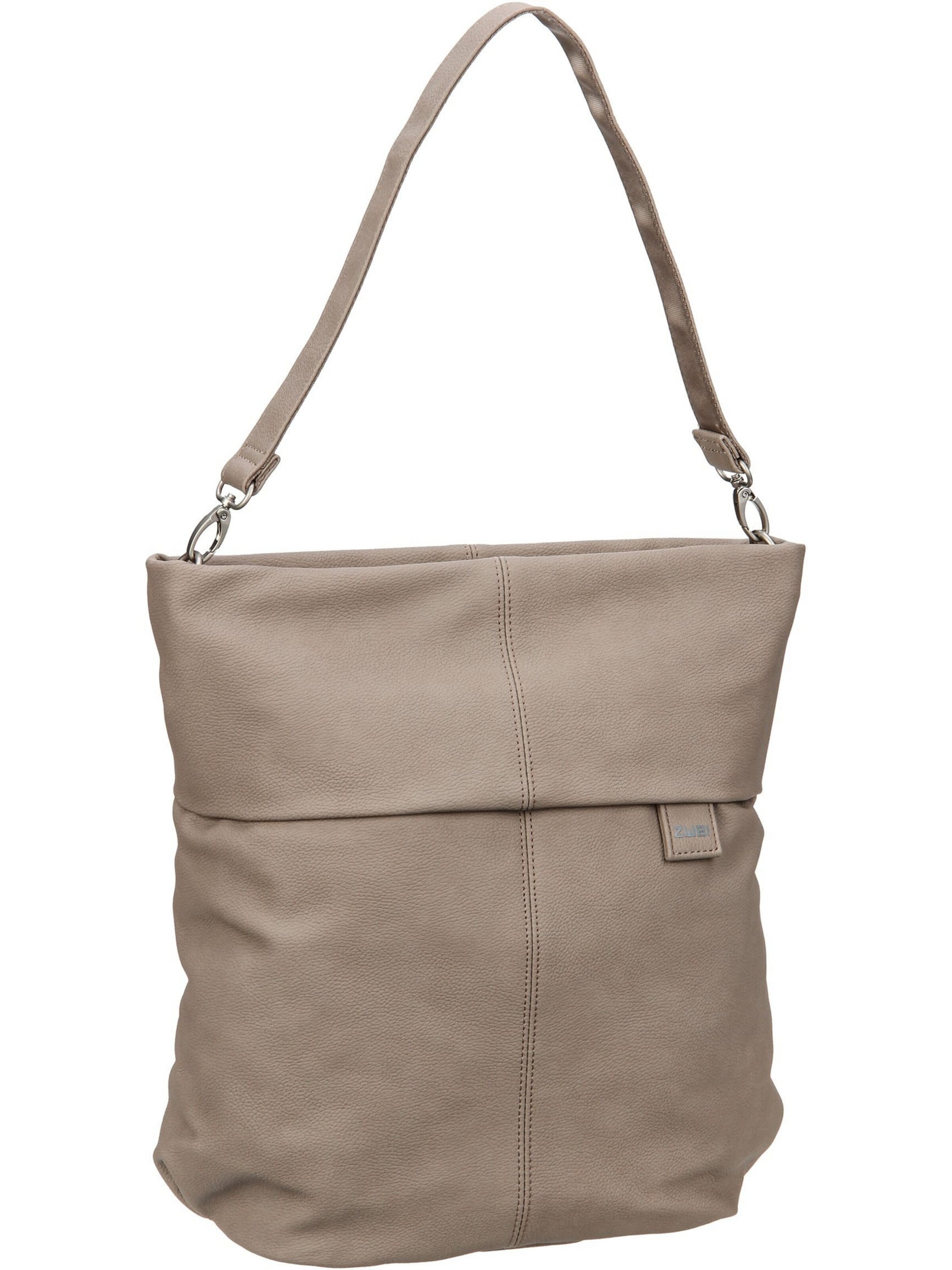 ZWEI Schoudertas 'Mademoiselle M140' in Beige: voorkant