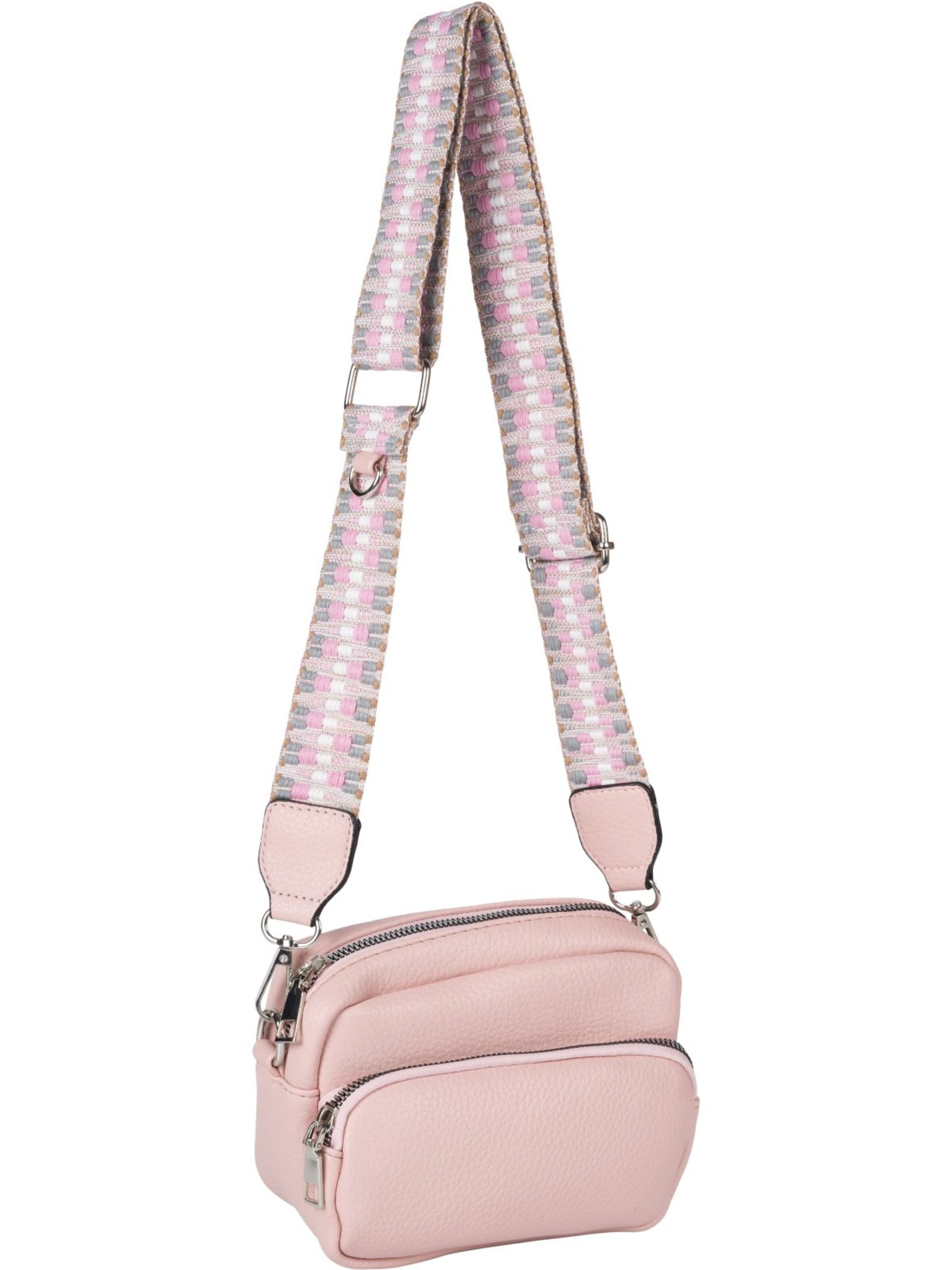 styleBREAKER Umhängetasche 'Rechteckige Umhängetasche Set 2-Teilig'‌‌‌‌‌ in Pink