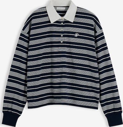 XXS dydžio Marškinėliai iš TOMMY HILFIGER, spalva – tamsiai mėlyna / balta, Prekių apžvalga