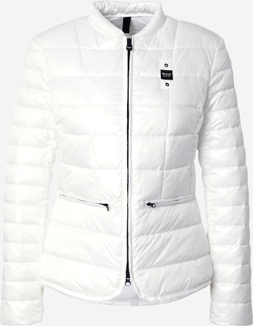 Blauer.USA Přechodná bunda 'ORIOLE' – bílá: přední strana