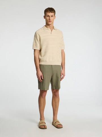 regular Pantaloni con piega frontale 'SLHLEROY' di SELECTED HOMME in verde