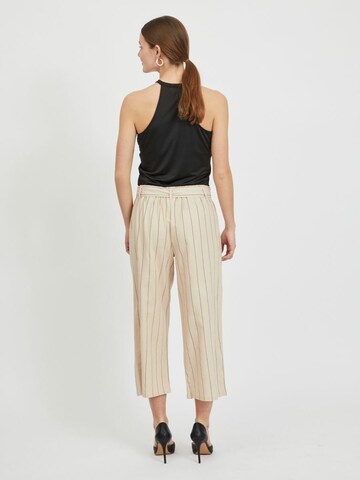 VILA Wide leg Broek in Beige