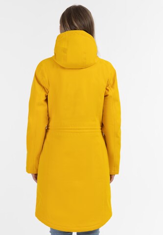 Manteau fonctionnel Schmuddelwedda en jaune