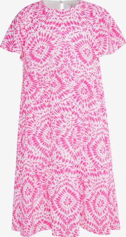 Robe IZIA en rose : devant