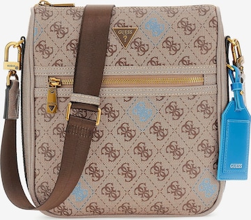 GUESS Umhängetasche 'Milano' in Braun: Vorderseite