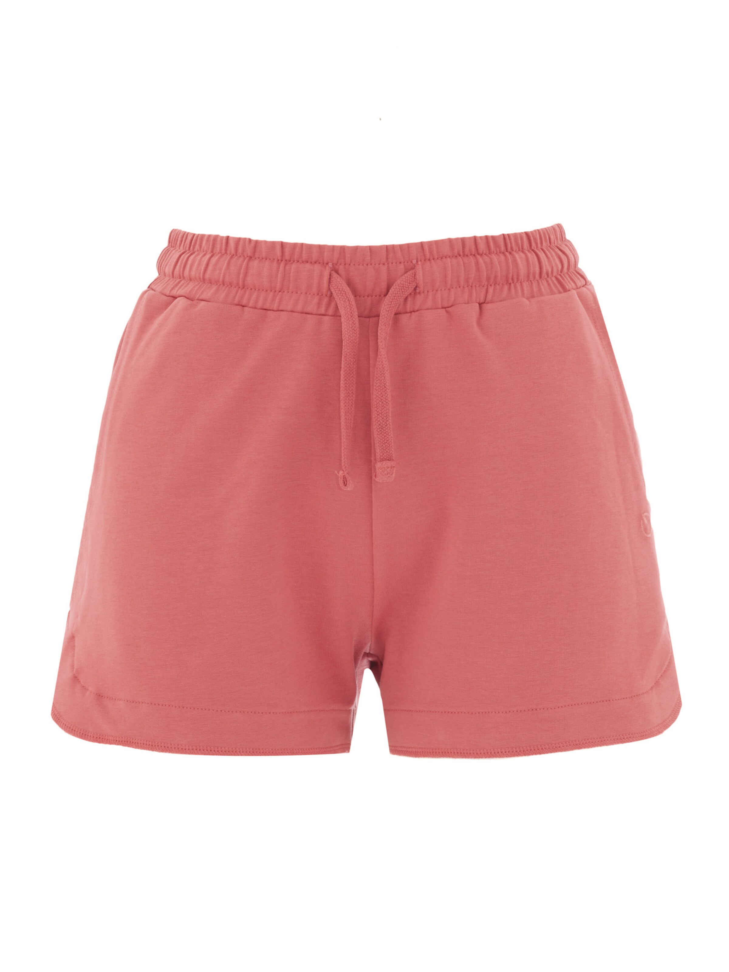 Organication Shorts in Rot: Vorderseite