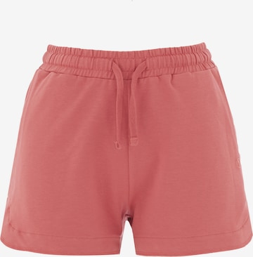 Organication Shorts in Rot: Vorderseite