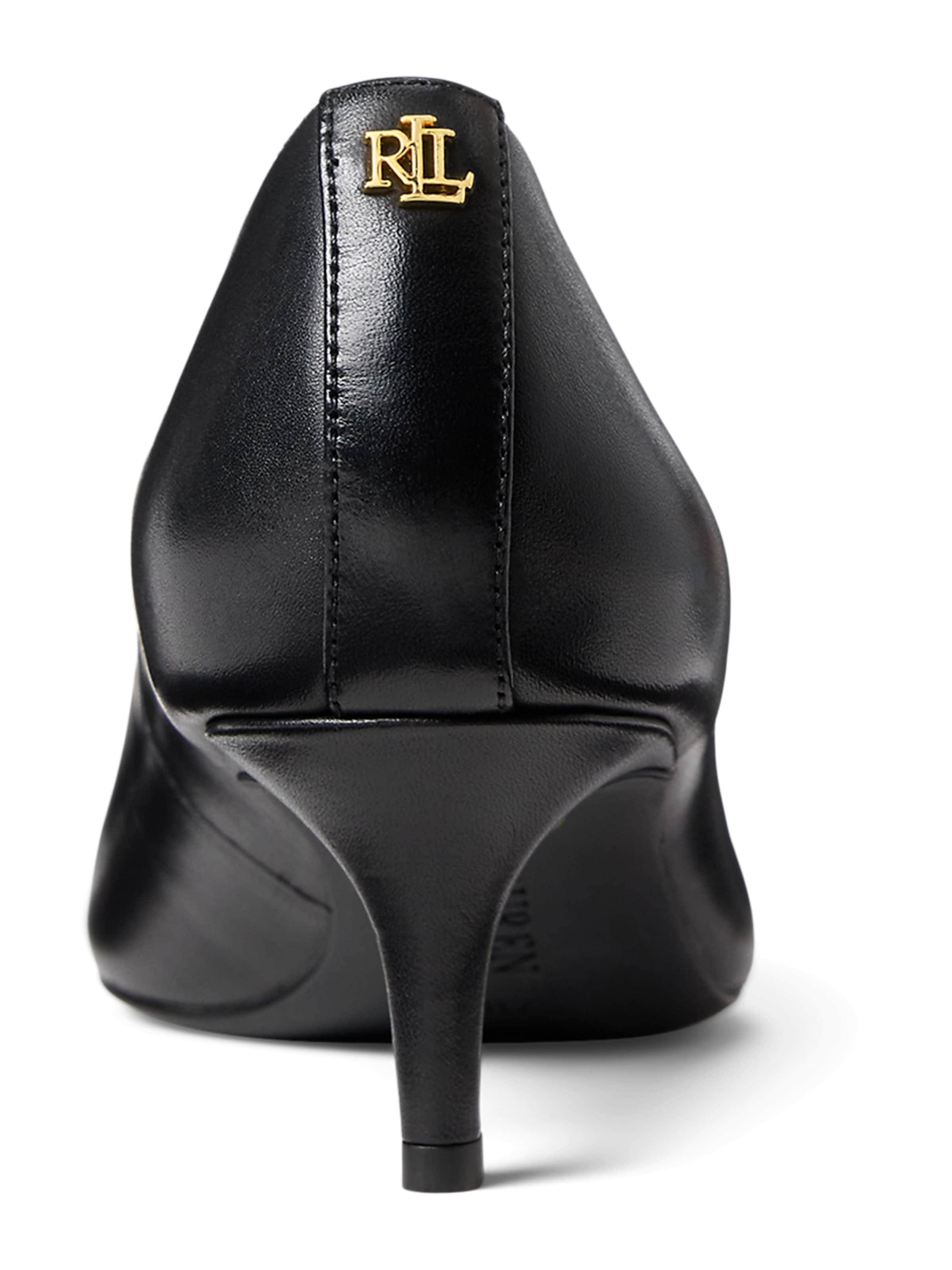 Lauren Ralph Lauren Čevlji s peto 'ADRIENNE' | črna barva