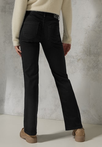 CECIL Bootcut Jeans in Schwarz