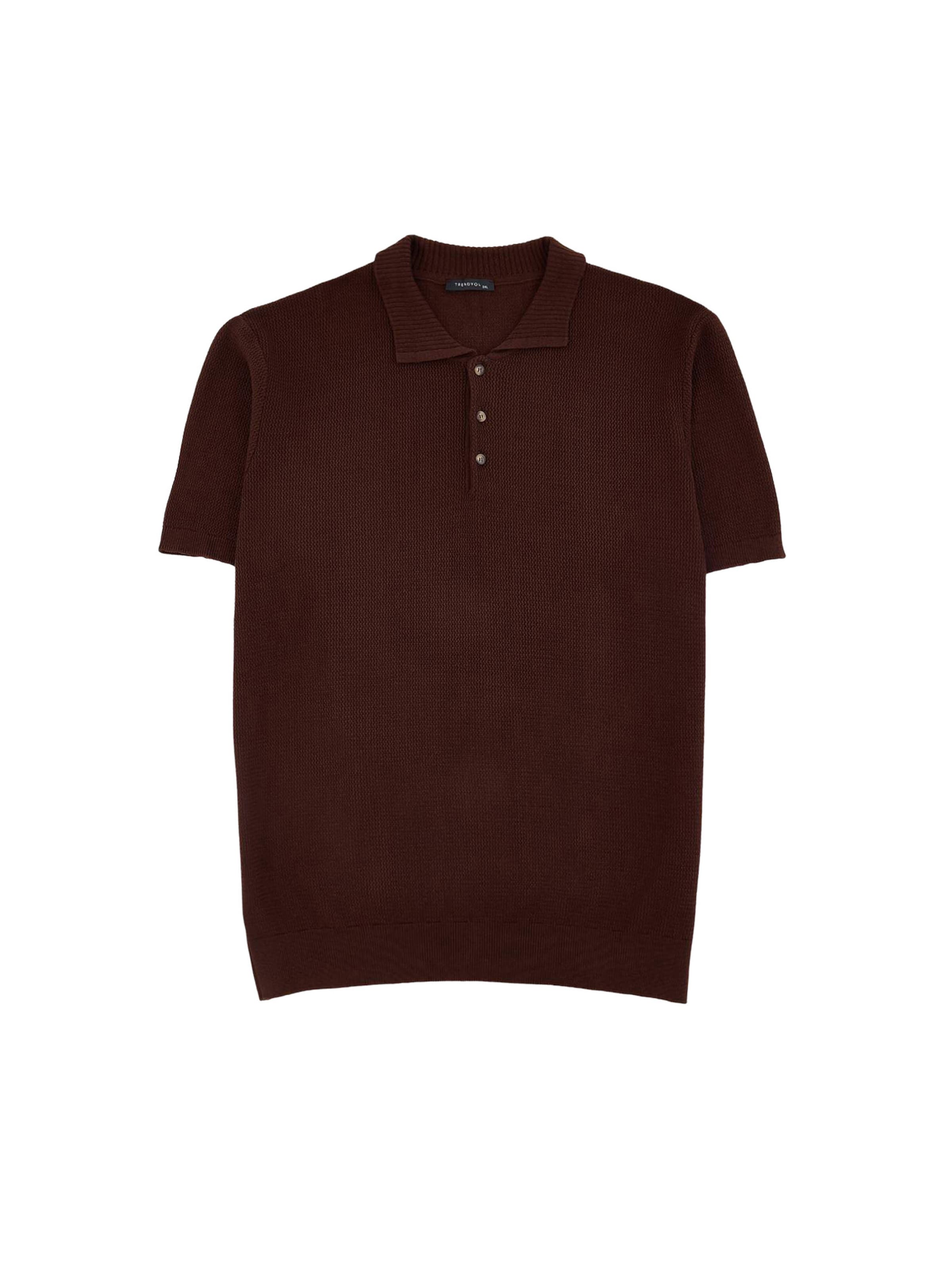 Trendyol Curve - Jersey en marrón: frente