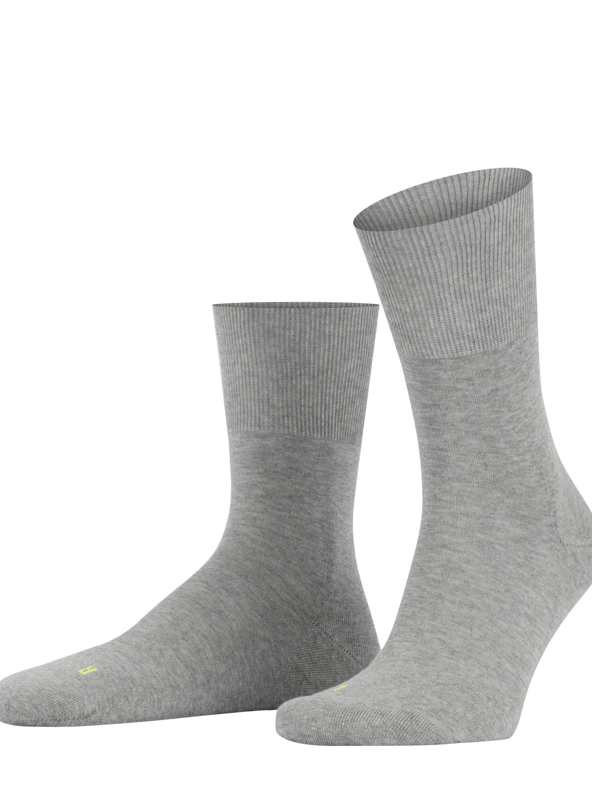 FALKE Socks 'Run' in Grey: front