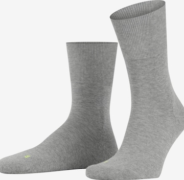 FALKE Socks 'Run' in Grey: front