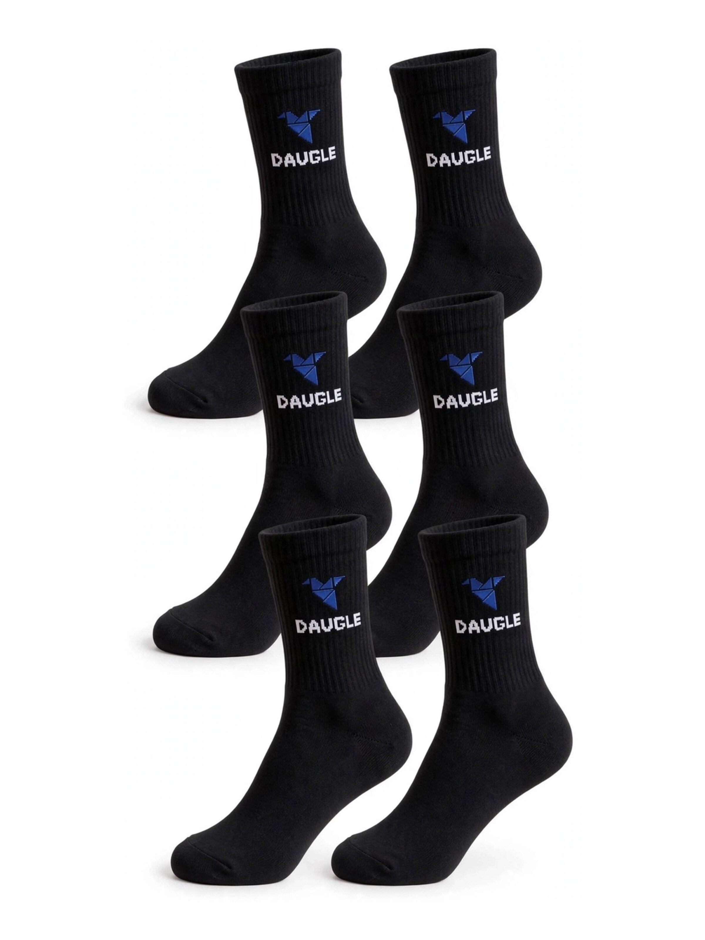 Chaussettes DAUGLE en noir : devant