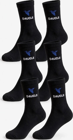 Chaussettes DAUGLE en noir : devant