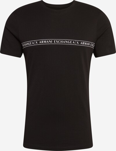 ARMANI EXCHANGE T-Shirt in schwarz / weiß, Produktansicht