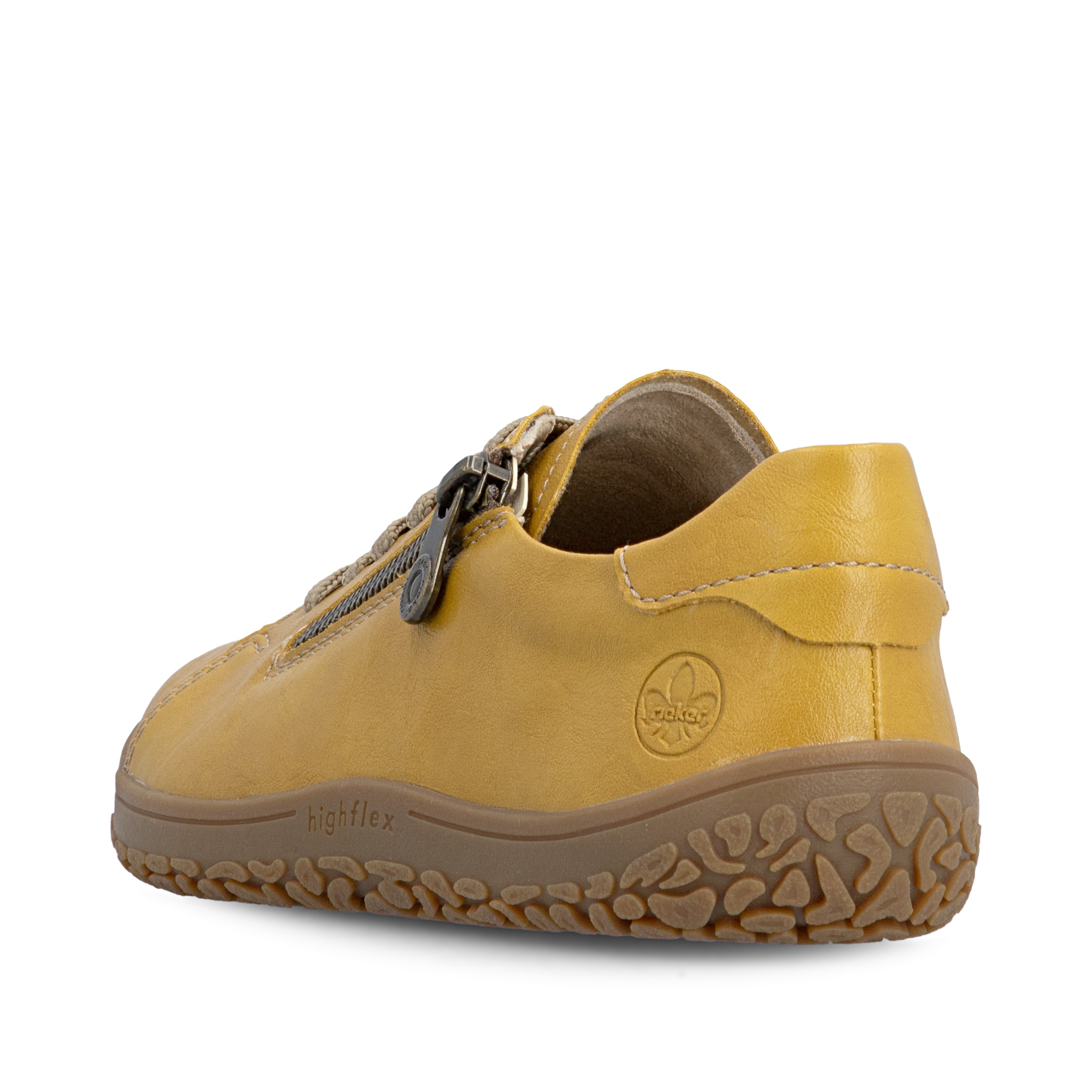 Baskets basses Rieker en jaune