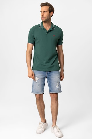 DENIM CULTURE - Camisa 'ARVID' em verde