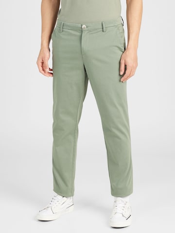 Regular Pantalon chino 'Olav' Bruun & Stengade en vert : devant