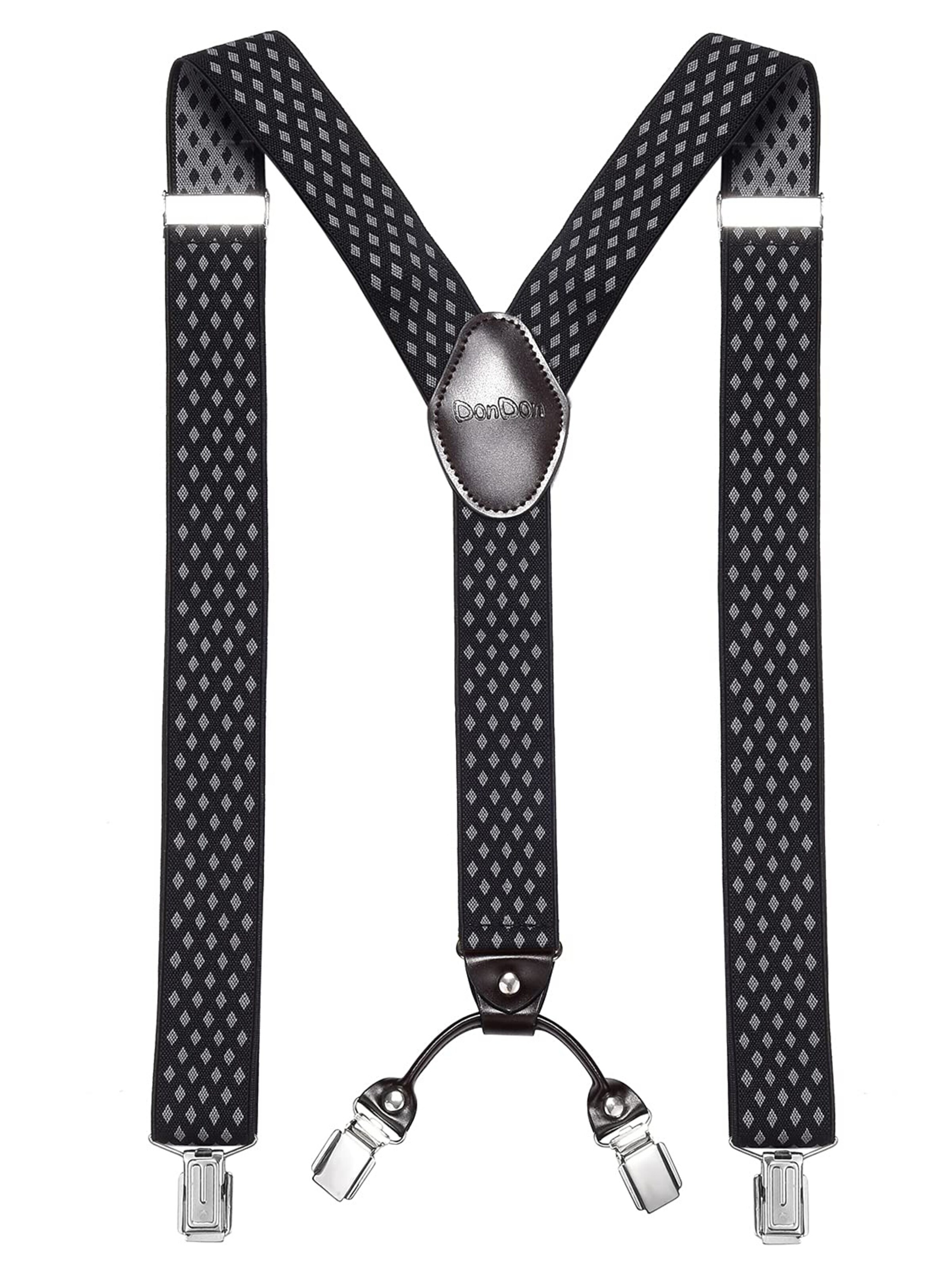 DonDon Suspenders in XS-XL in Grey, Item view