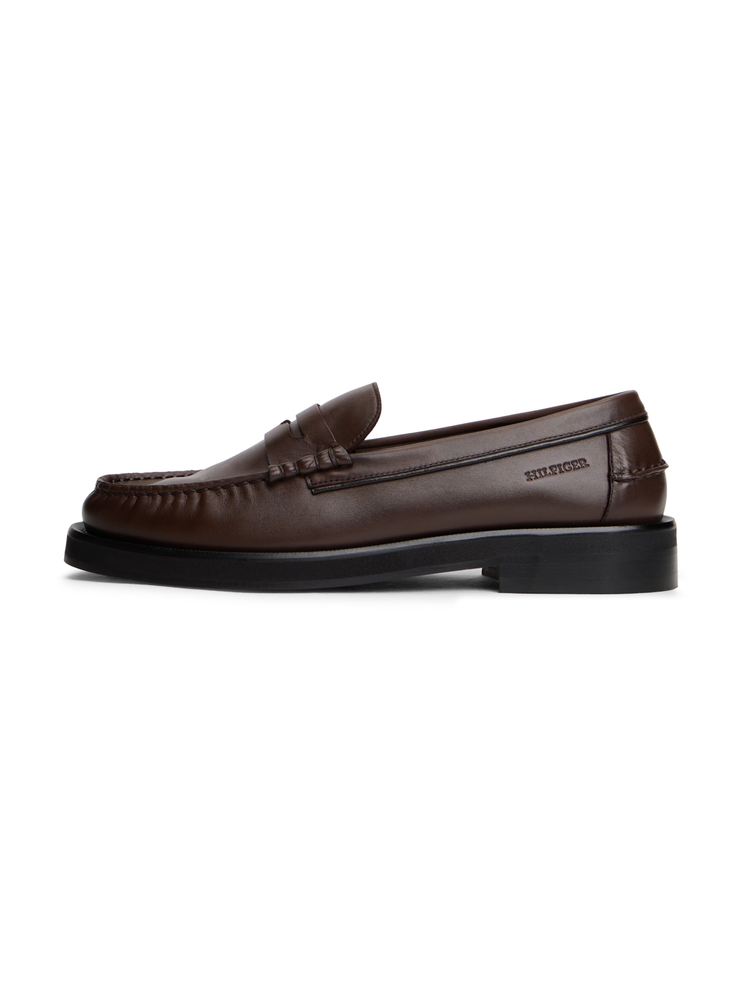 Chaussure basse TOMMY HILFIGER en marron : devant