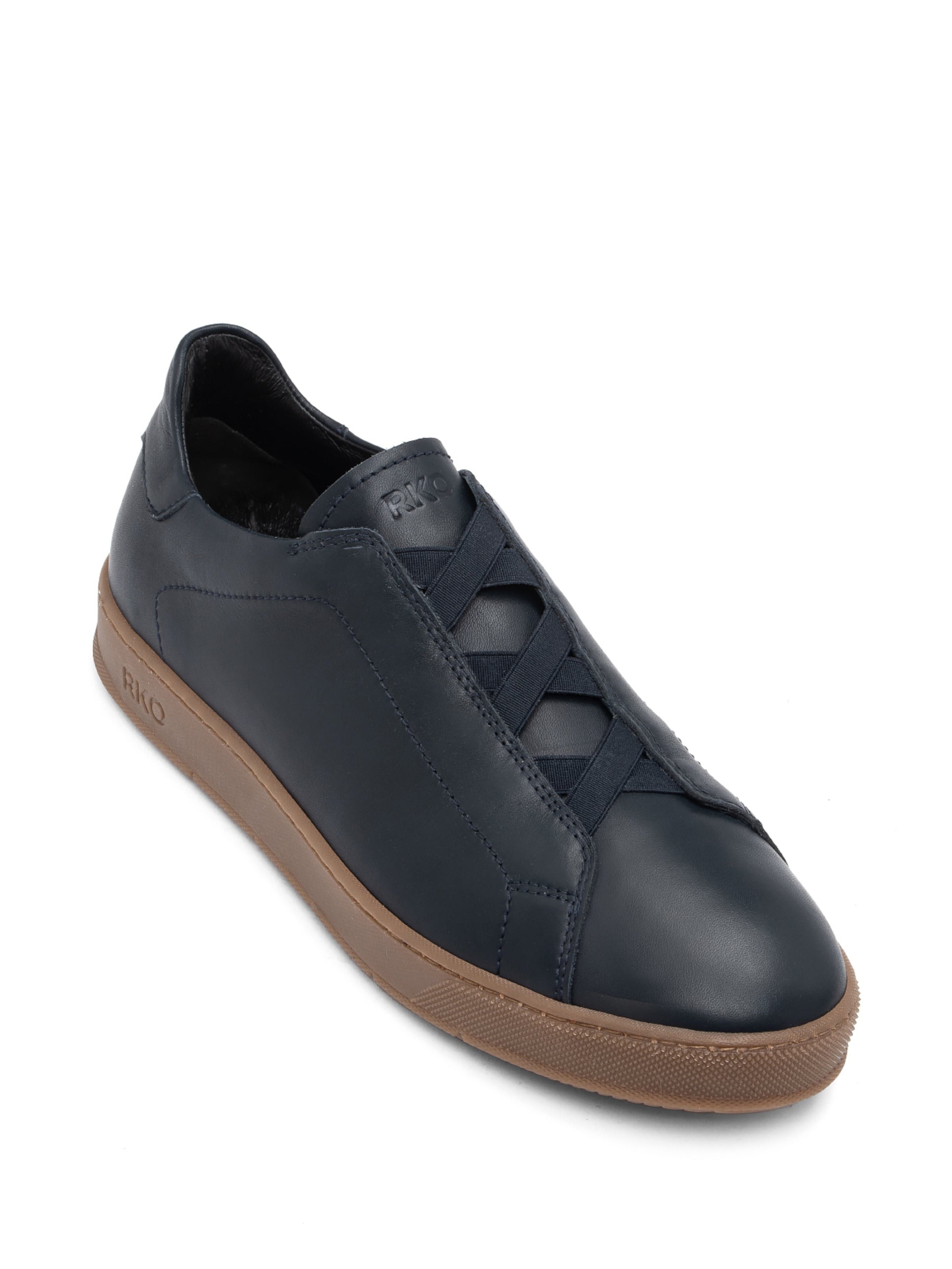 Baskets basses RYŁKO en bleu : devant