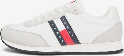 Tommy Jeans Niske tenisice 'CLASSIC' u svijetlosiva / crvena / crna / bijela, Pregled proizvoda