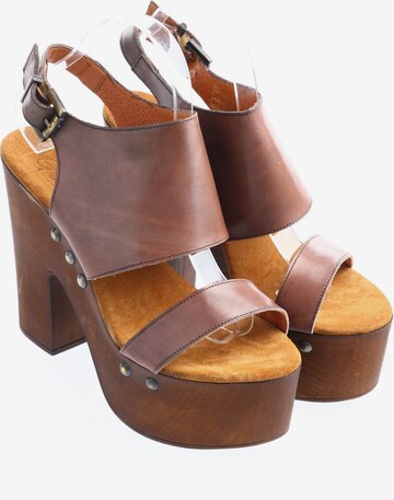 Get it Sandals & High-Heeled Sandals in 40 in Brown: front