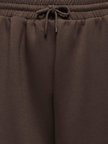 Wide Leg Pantalon 'ONLScarlett' ONLY en marron