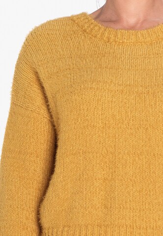 Le Temps Des Cerises Sweater 'Daisy' in Yellow