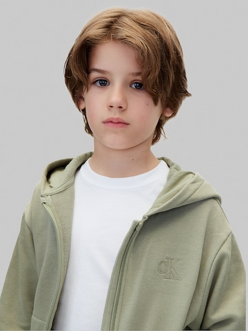 Calvin Klein Jeans Sweatjacke in Grün